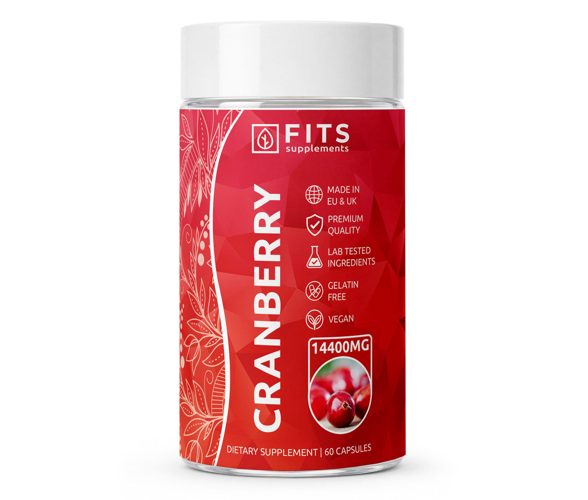 Cranberry Strong 14,400mg 60 capsules
