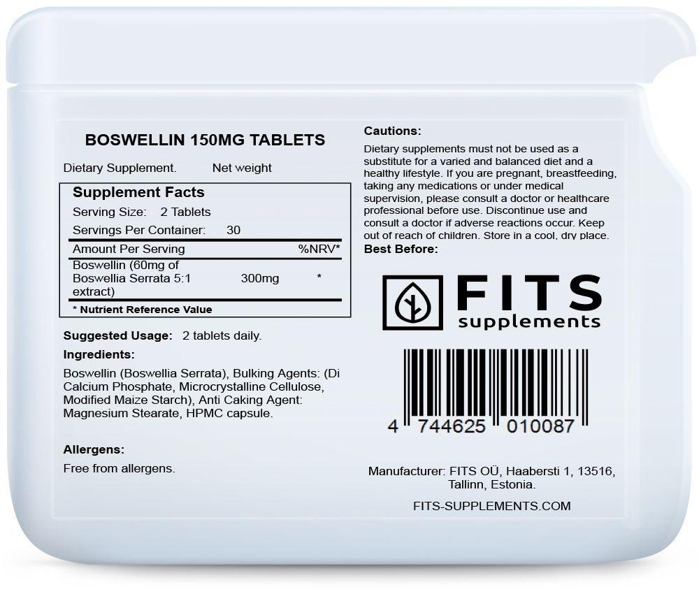 Boswellin 150mg tabletit