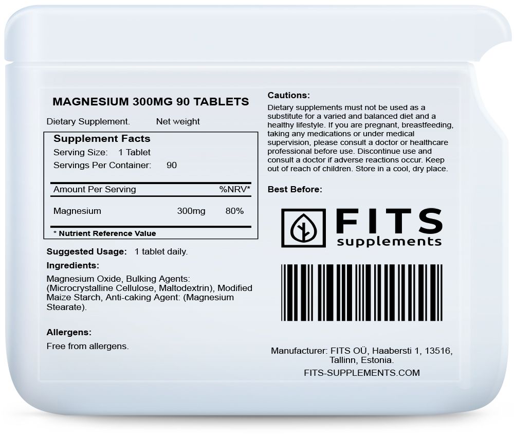 Magnesium 300mg tabletit N90