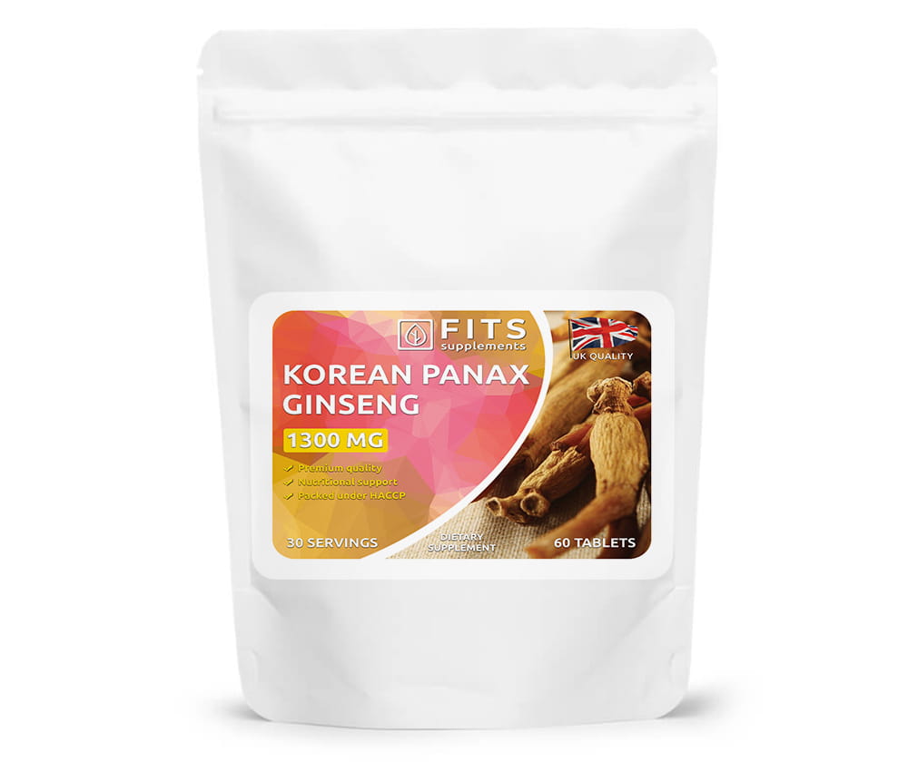 Korean Ginseng 1300mg 60 tablets