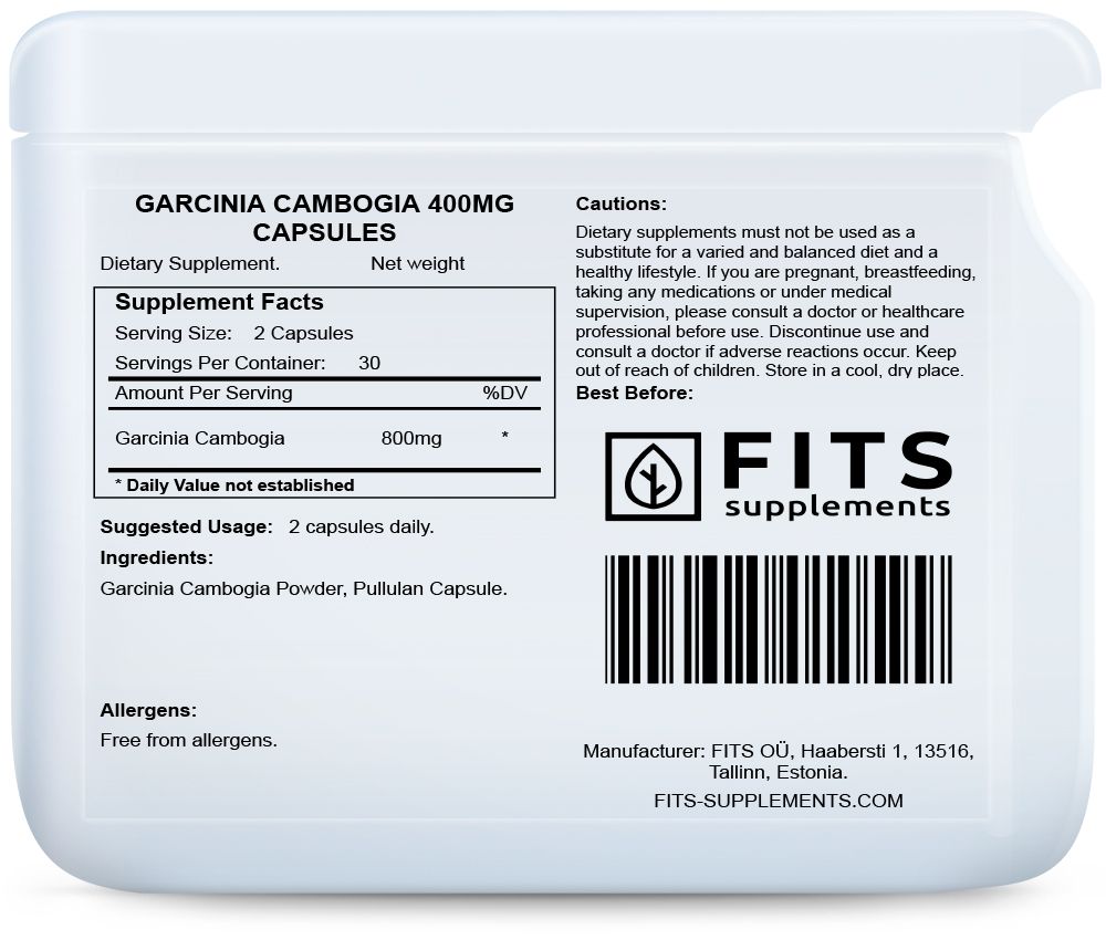 Garcinia Cambogia 400mg kapselit