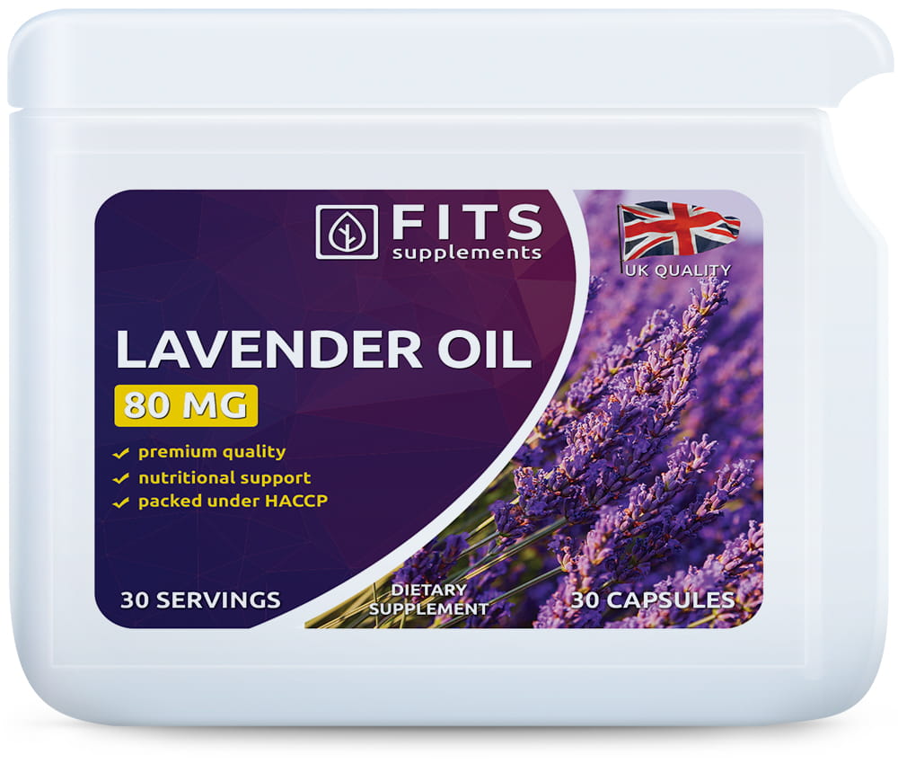 Lavender Oil 80mg 30 capsules