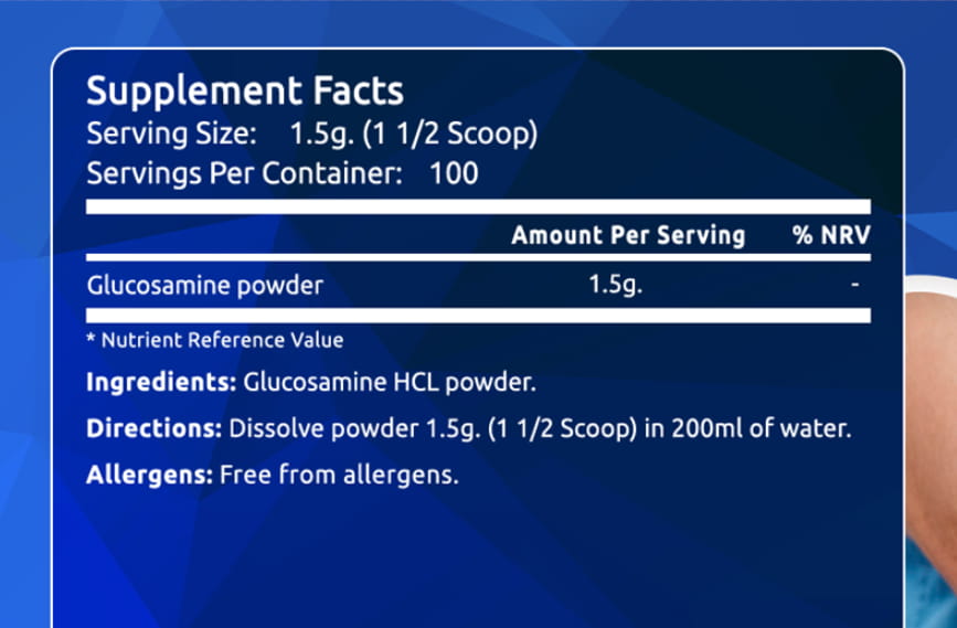 Glucosamine powder 150g