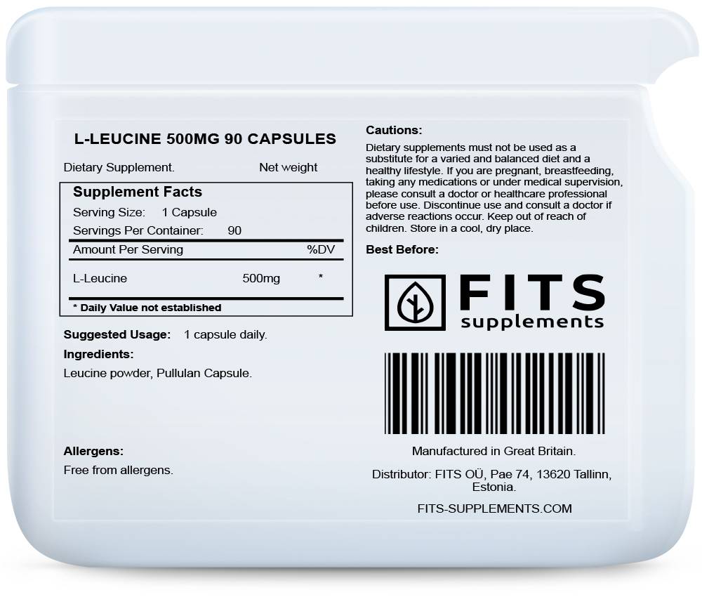 L-Leusiini 500mg kapselit N90