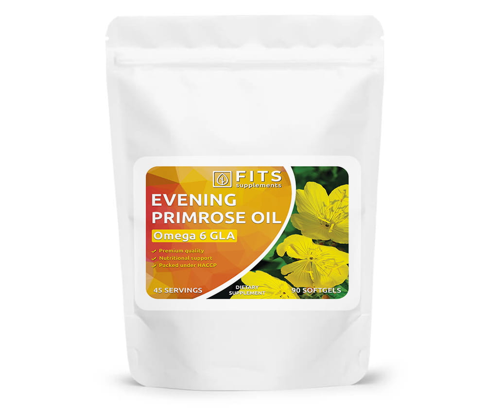 Evening Primrose Oil Omega 6 GLA 90 mjuka kapslar