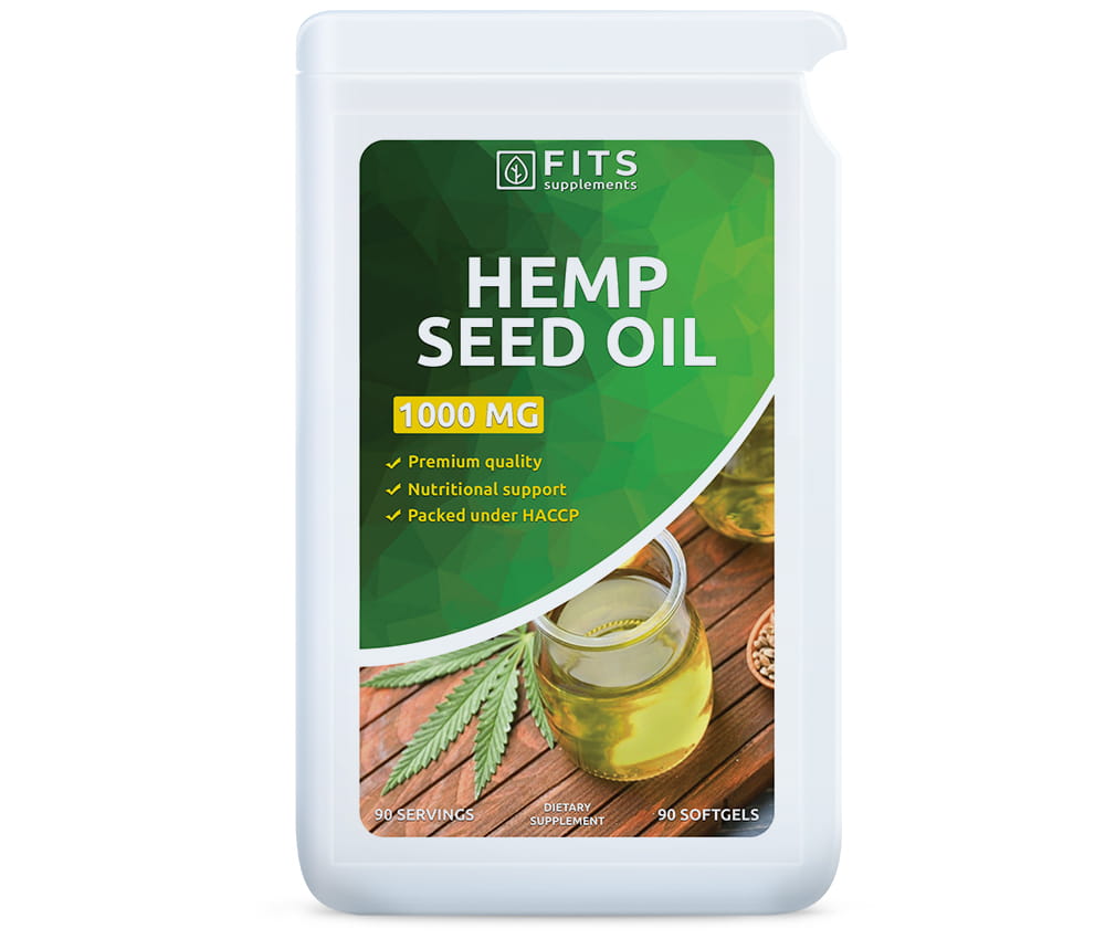 Hemp seed oil 1000mg 90 capsules