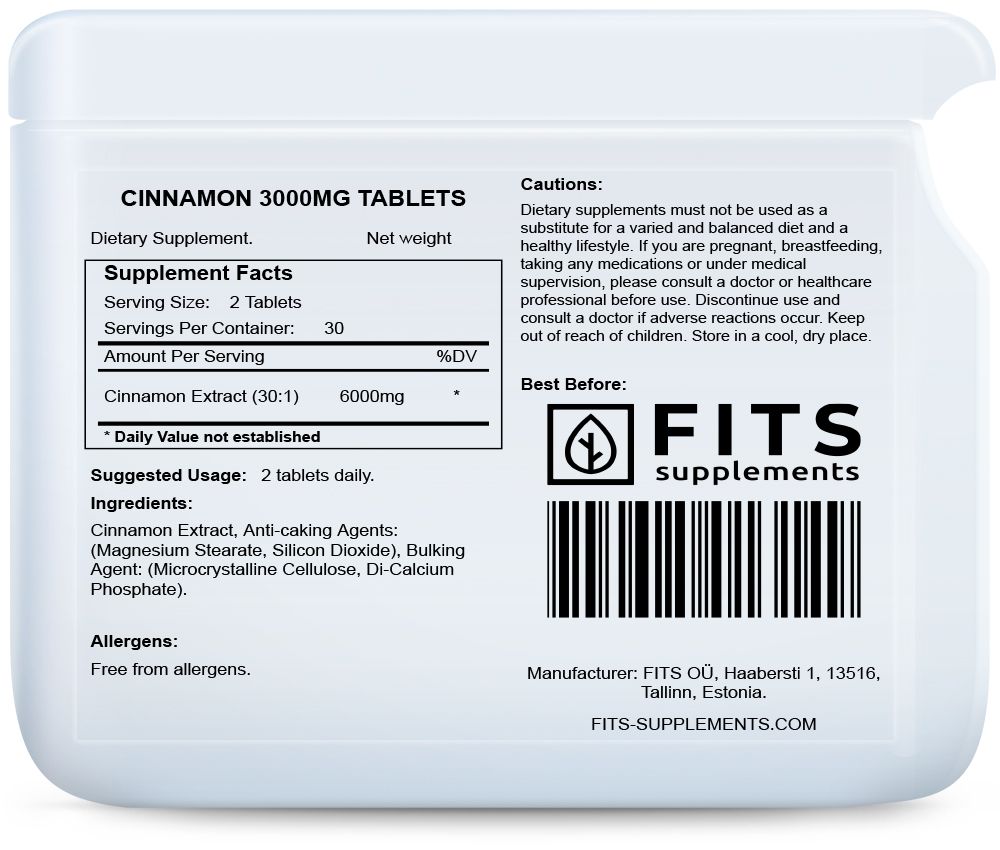 Kaneli 3000mg tabletit