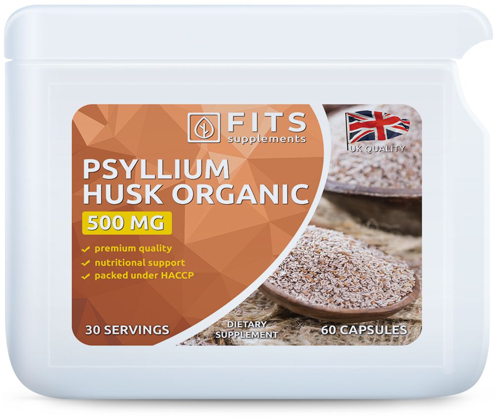 Psylliuminsiemenkuoret Luomu 500mg kapselit