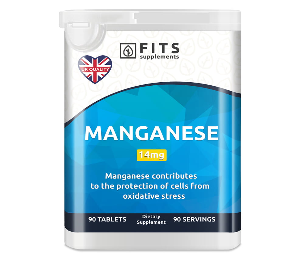 Manganese 14mg 90 tablets