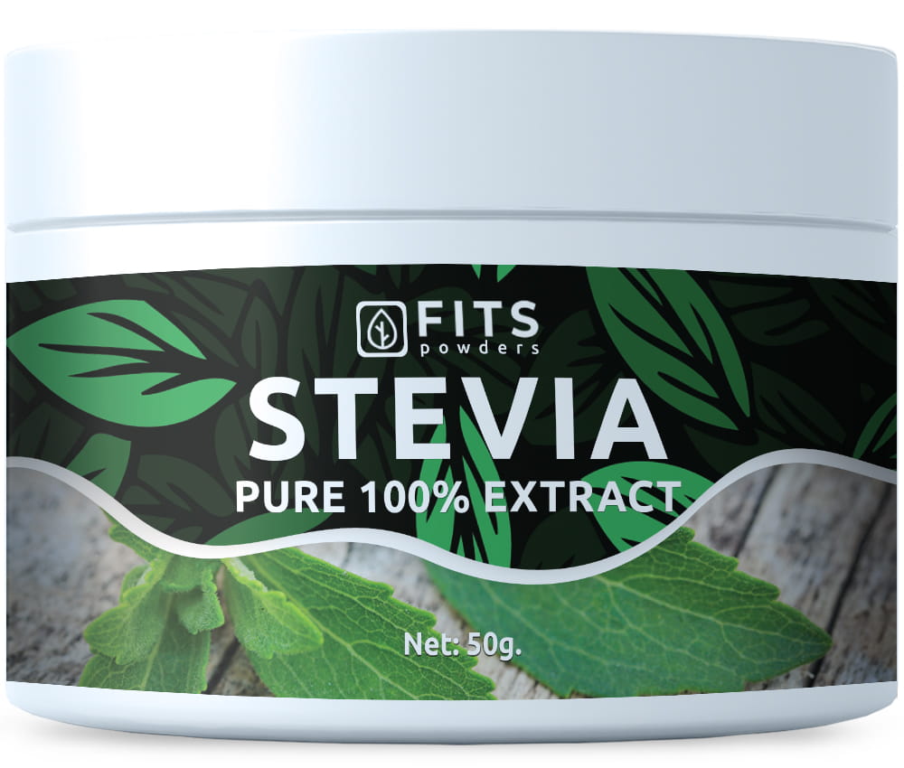 Puhdas 100% Stevia-uutejauhe