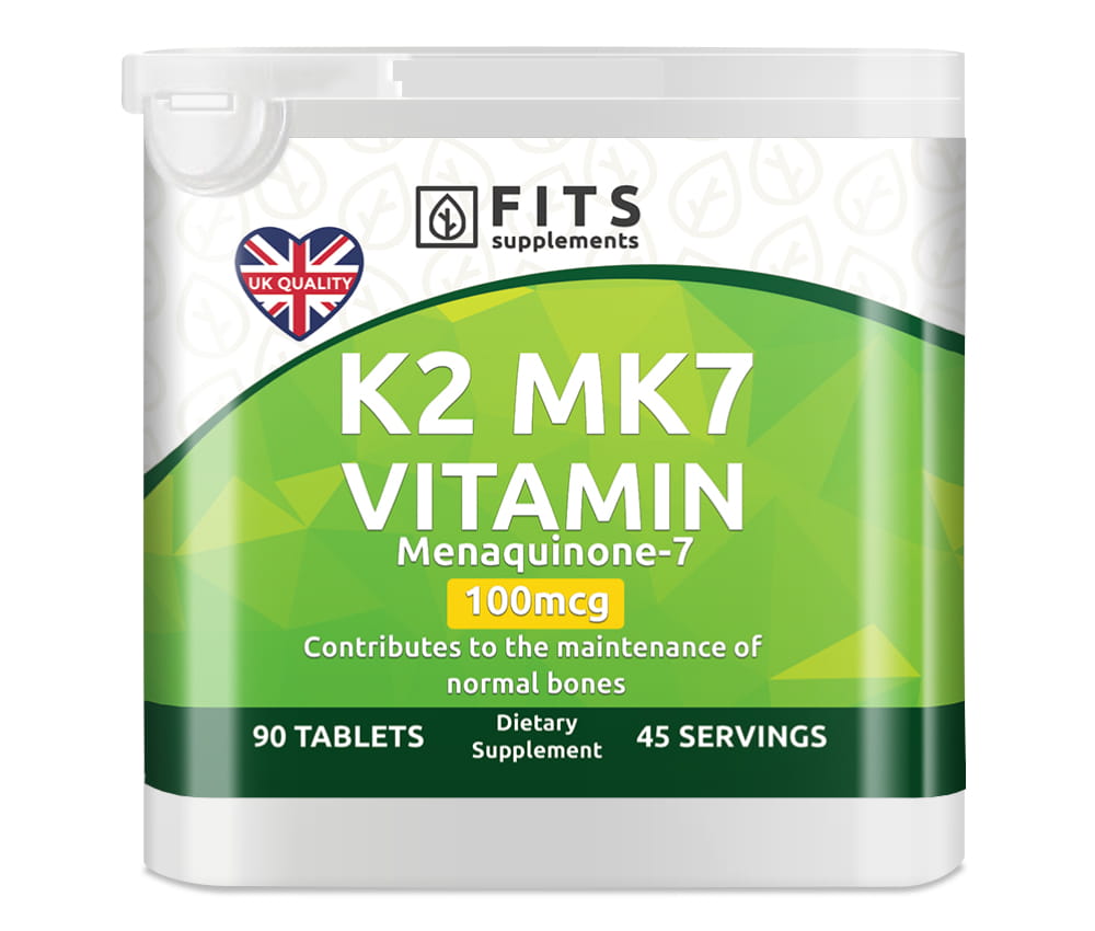 Vitamin K2 MK7 100 mcg 90 tablets