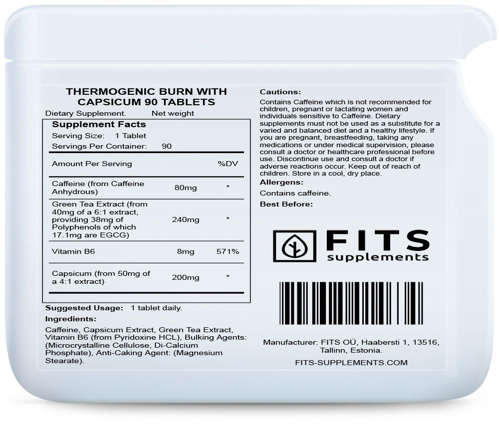 Thermogenic Burn with Capsicum 90 tablettia