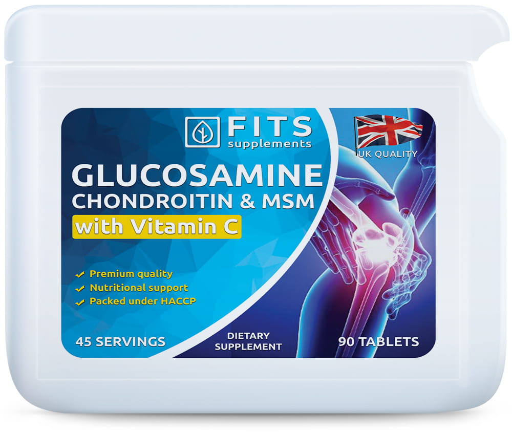 Glucosamine, Chondroitin, MSM and Vitamin C 90 tablettia