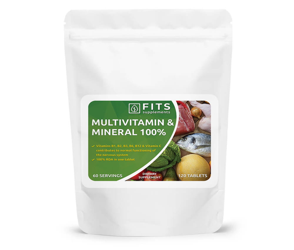 Multivitamin och mineral 100% 120 tabletter