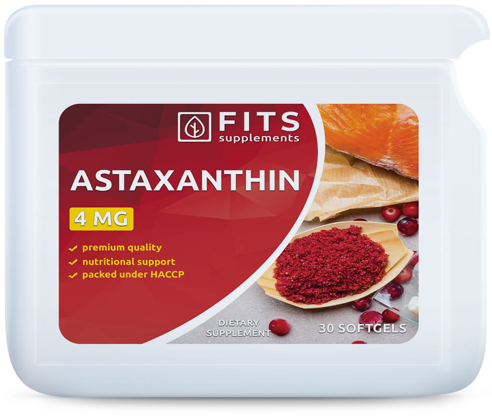 Astaksantiini 4mg 30 geelikapselia
