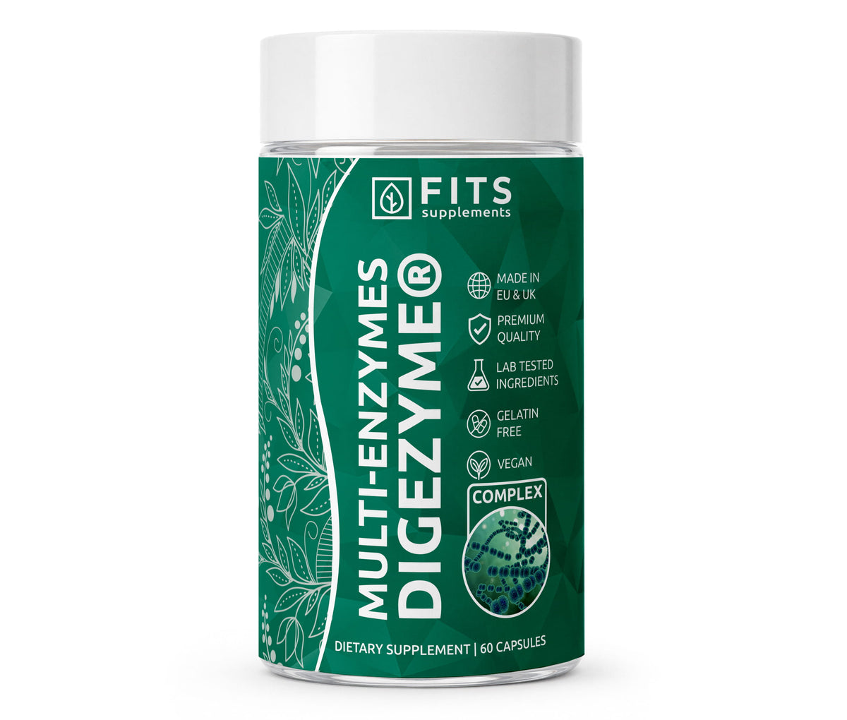 Multi-Enzymes Complex DigeZyme® 300mg 60 capsules