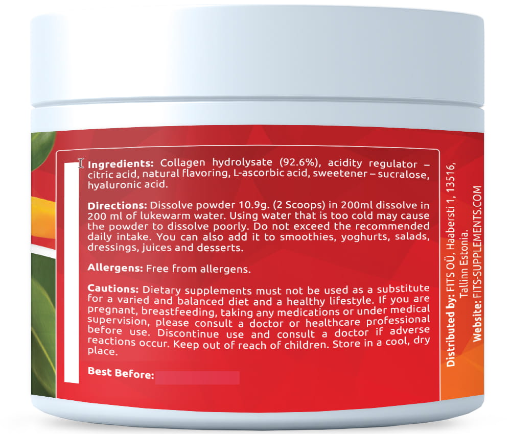 Premium Collagen Juicy Mango powder 325g