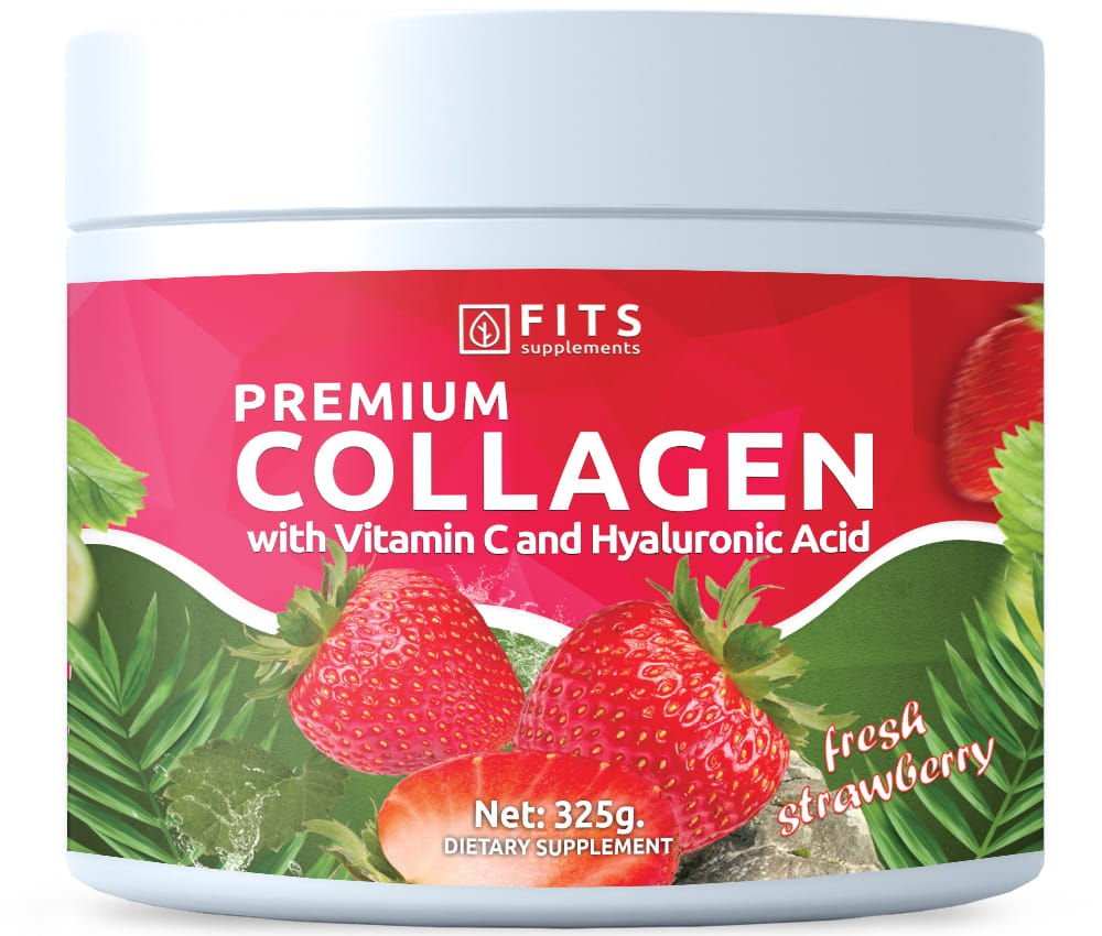 Premium Collagen Fresh Strawberry powder 325g