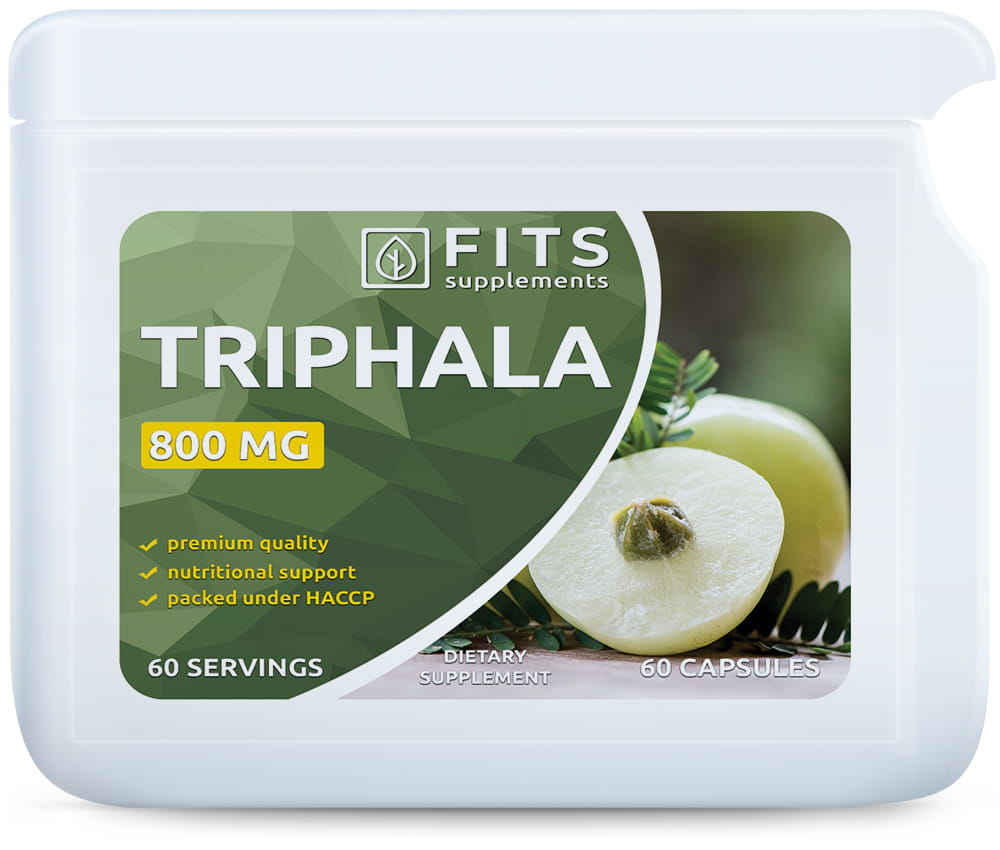 Triphala 800mg 60 capsules