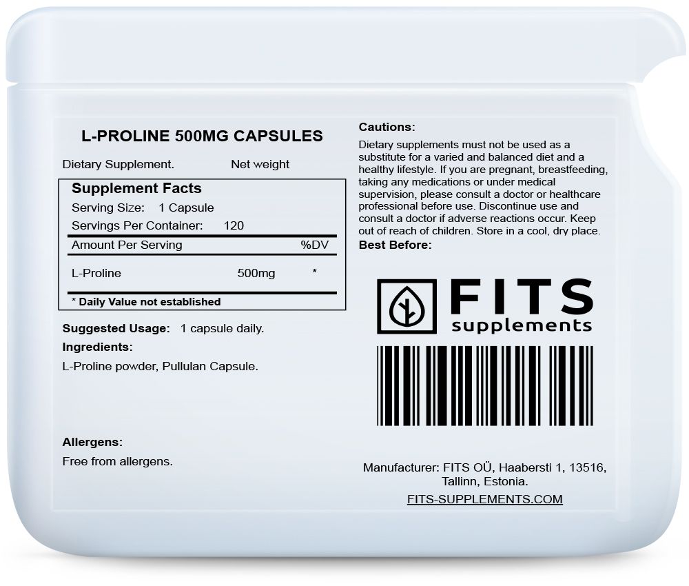 L-proliini 500mg kapselit