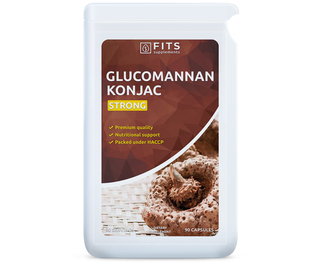Glucomannaani Konjac Strong 600mg kapselia
