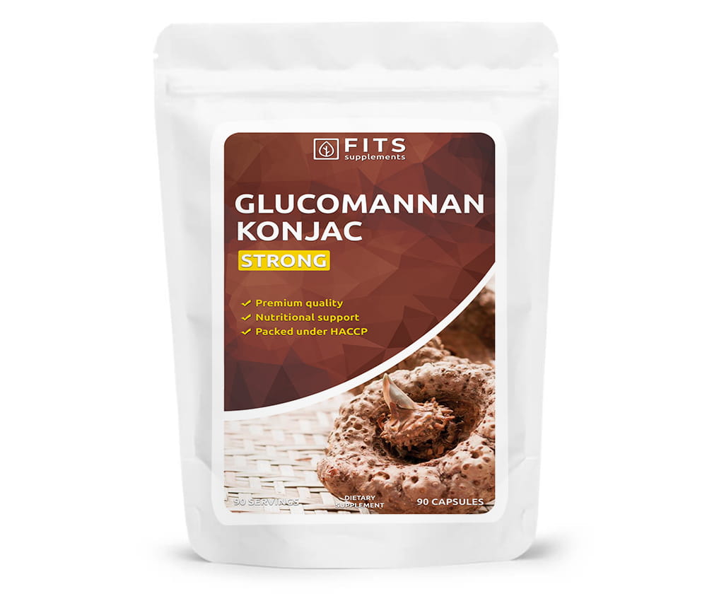 Glucomannan Konjac Stark 600mg 90 kapslar