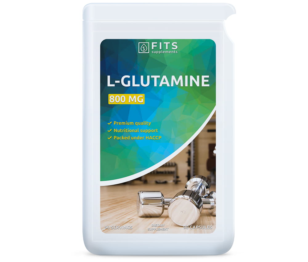 L-glutamiini 800mg 90 kapselit