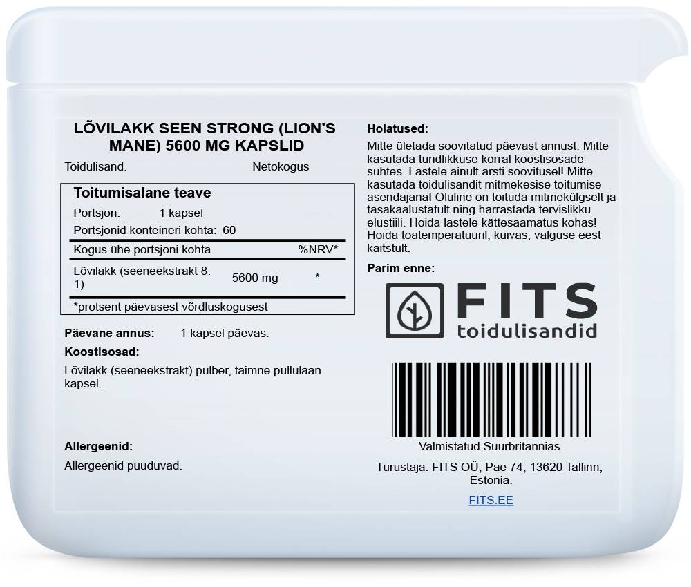 Siiliorakas Strong 5600 mg kapselit