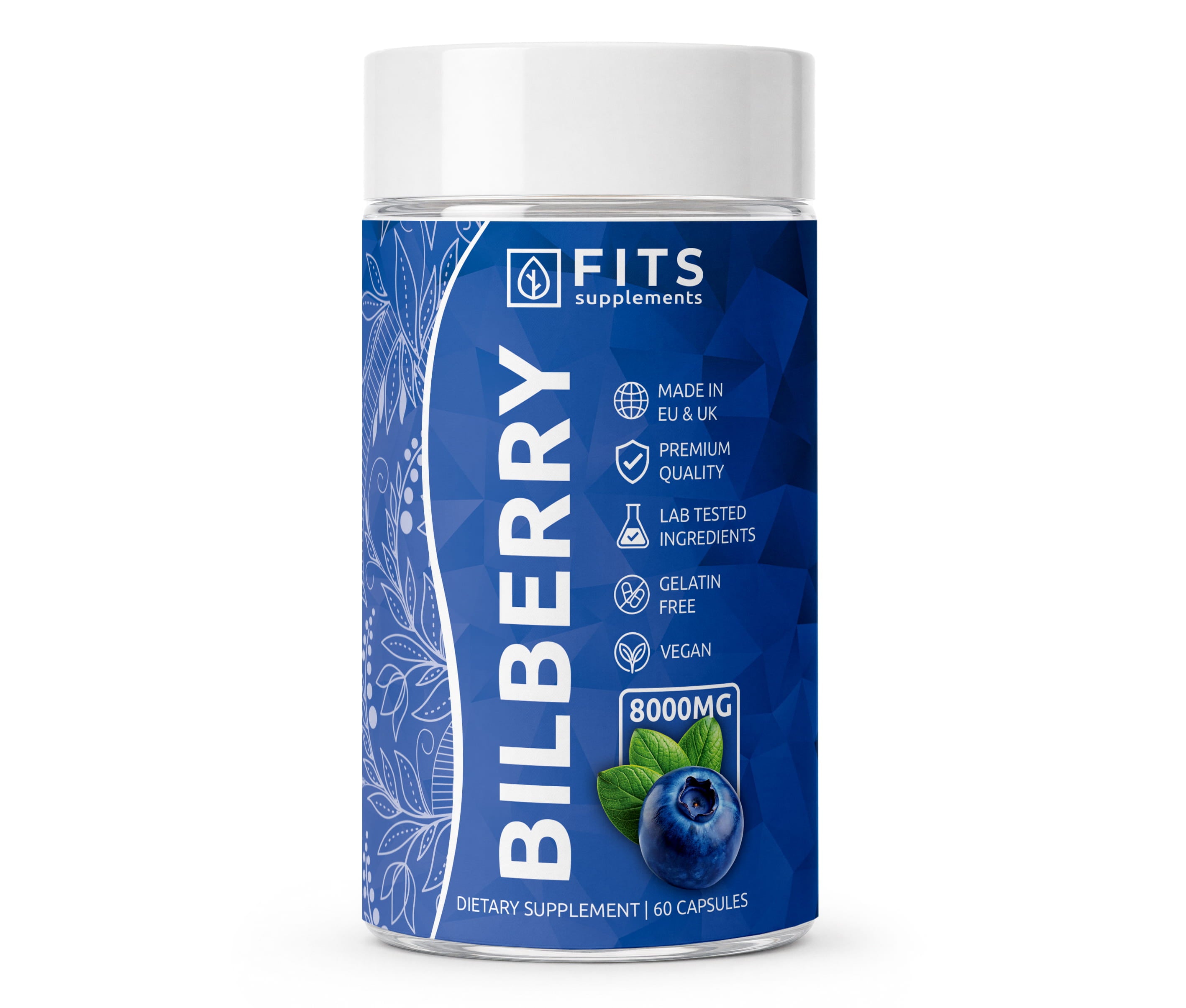 Bilberry Strong 8000mg 60 kapselia