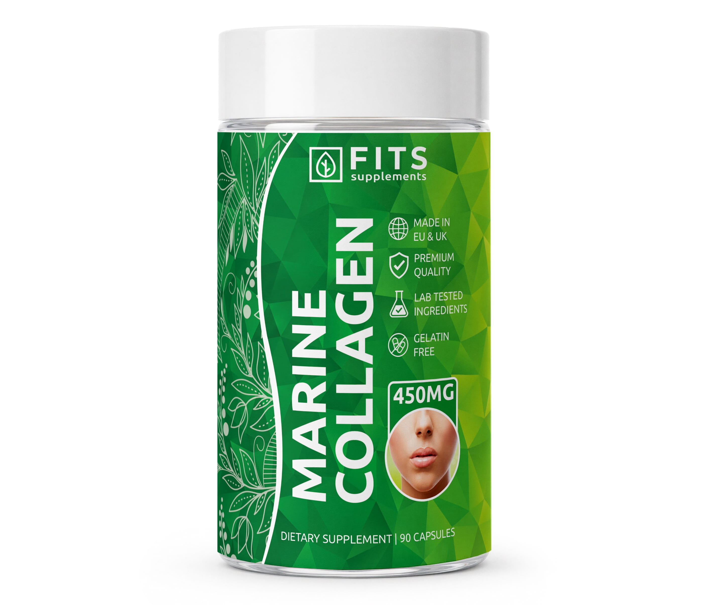 Premium Marine Collagen 450mg 90 kapselia