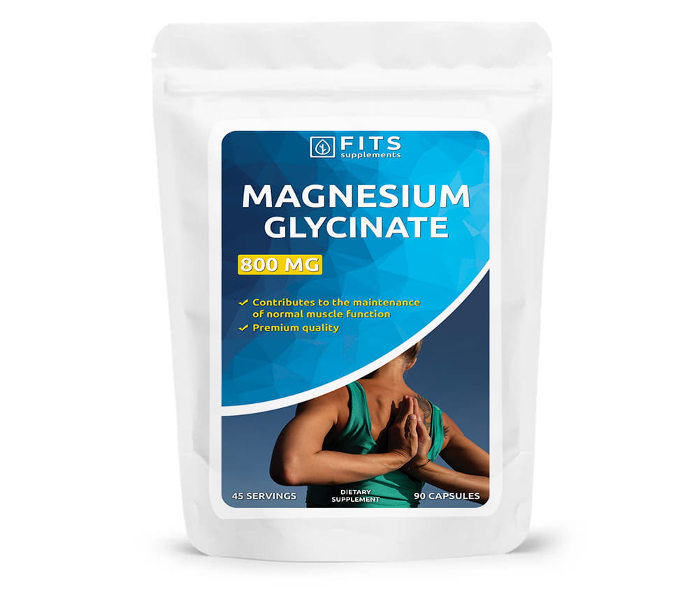 Magnesiumglycinat 800 mg 90 kapslar