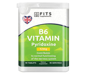 B6-vitamiini 12mg 90 tabletit
