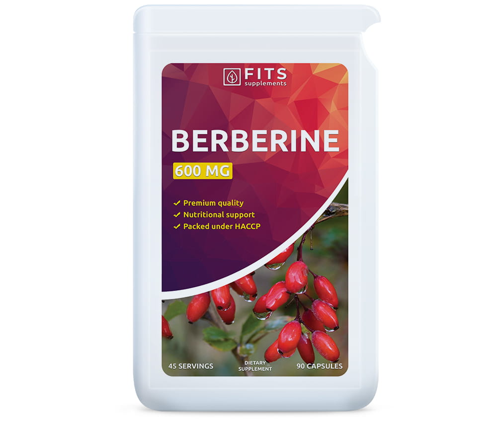 Berberine HCL 600mg 90 kapselia