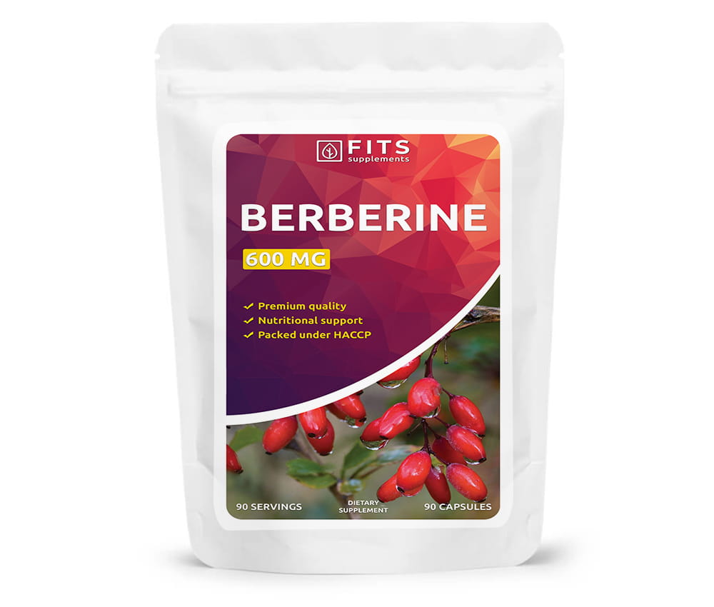 Berberine HCL Stark 600mg 90 kapslar