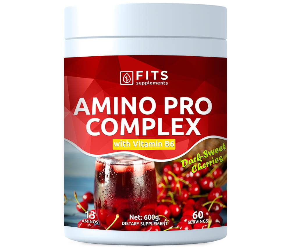 Amino PRO Complex Dark-Sweet Cherries 600g jauhe