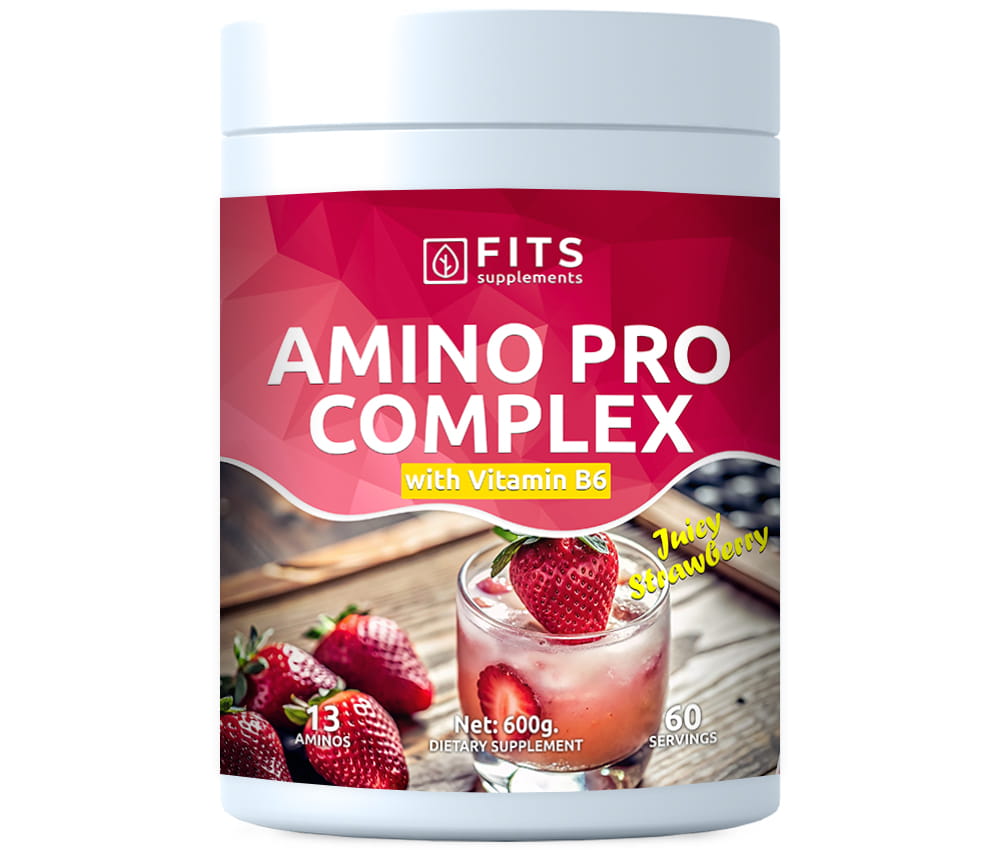 Amino PRO Kompleksi Mehukas Mansikka 600g