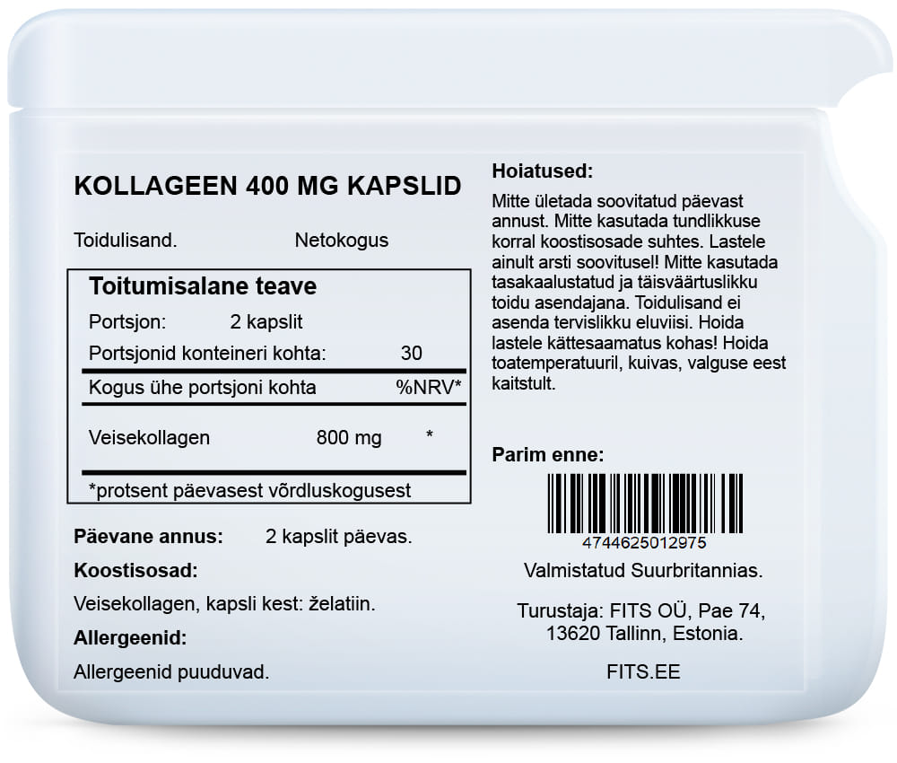 Collagen 400mg 60 capsules