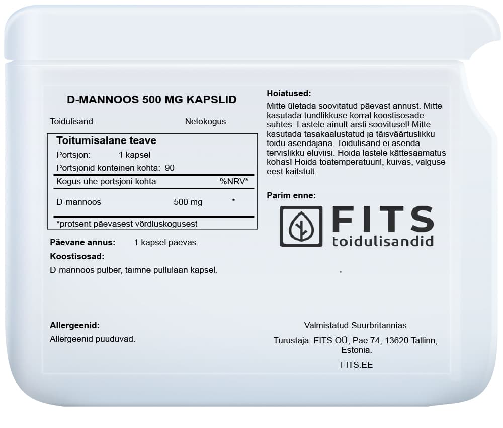 D-Mannose 500mg kapselit