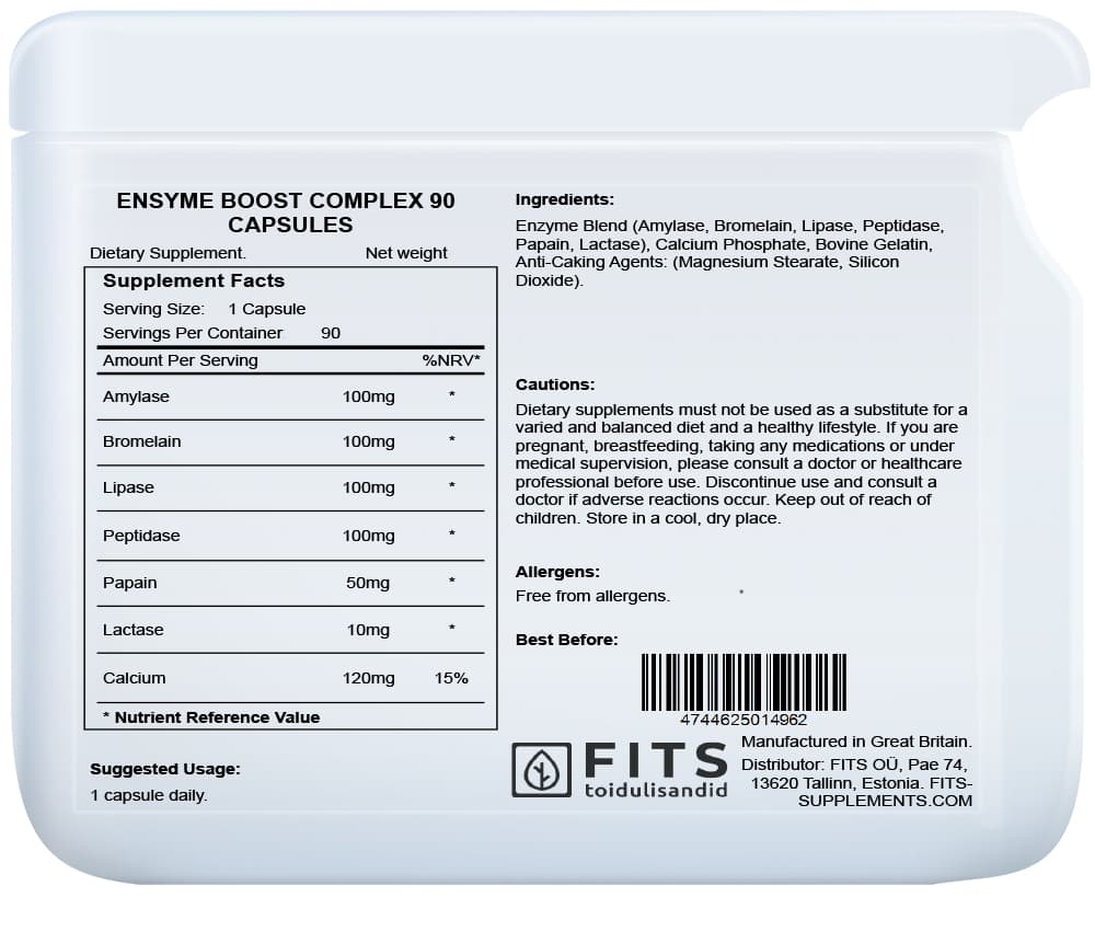 Enzyme Boost Complex capsules