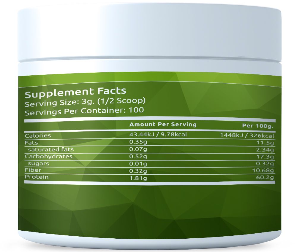 BIO Orgaaninen Chlorella 300g jauhe