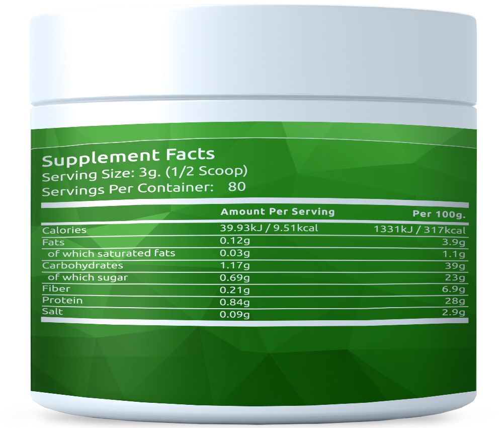 Organic Barley Grass powder 250g