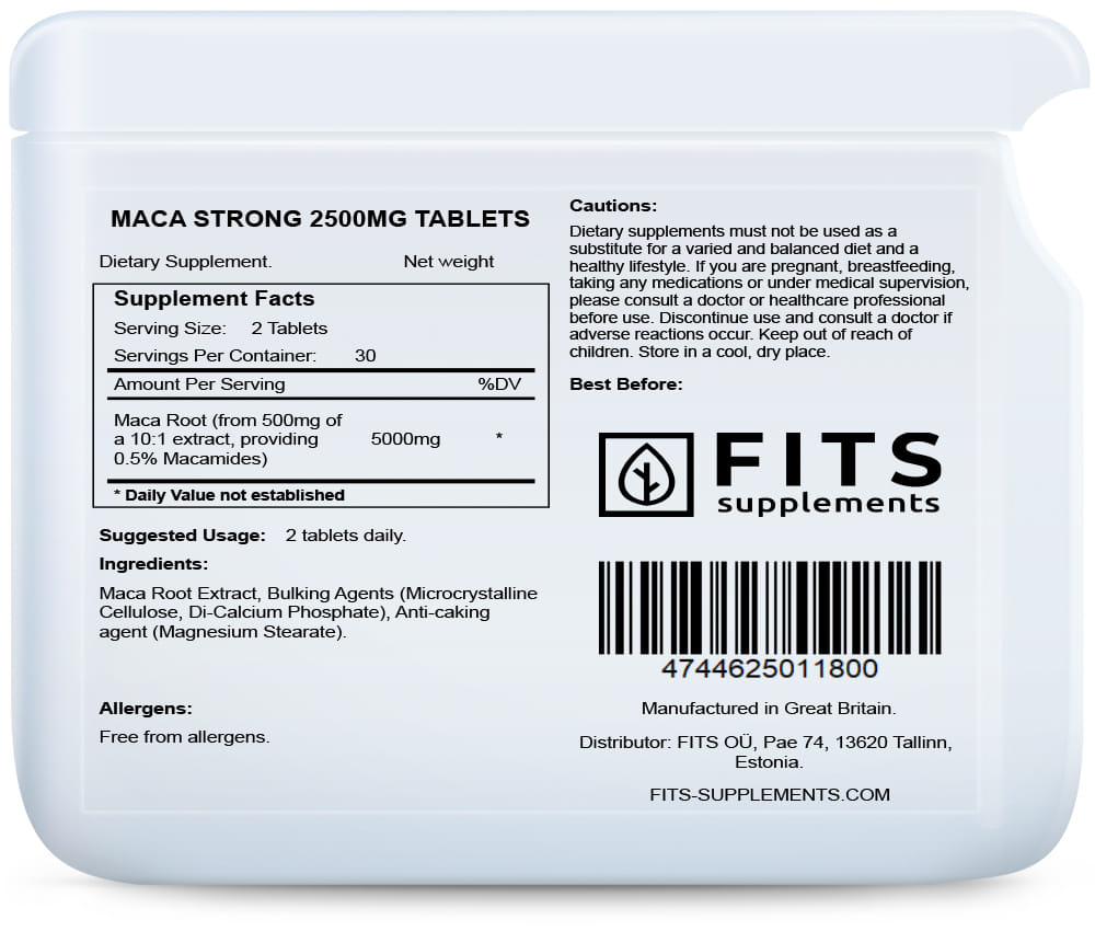Maca Vahva 2500mg tabletit