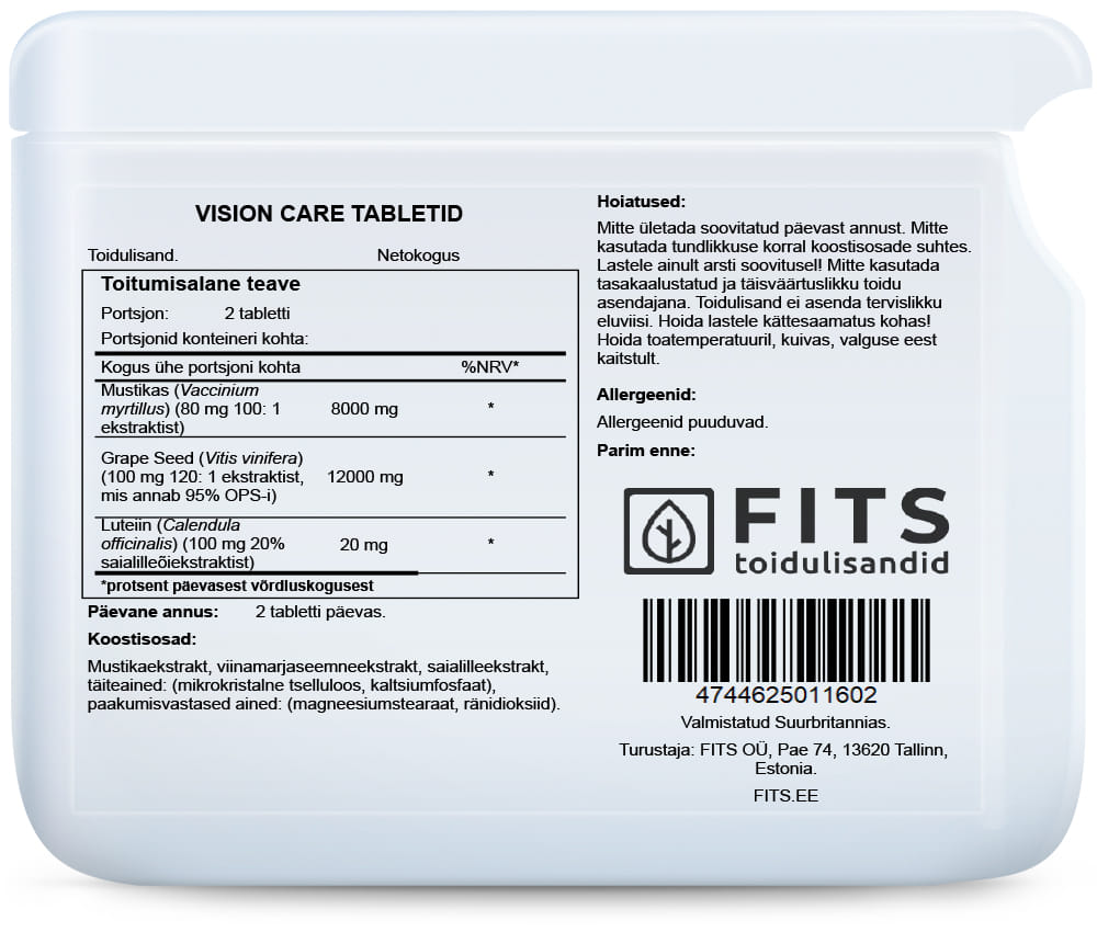 Vision Care tabletit